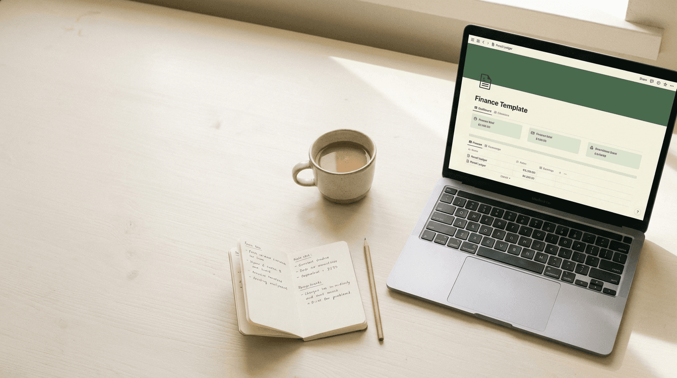 Pencil Ledger — Google Sheets finance templates for freelancers